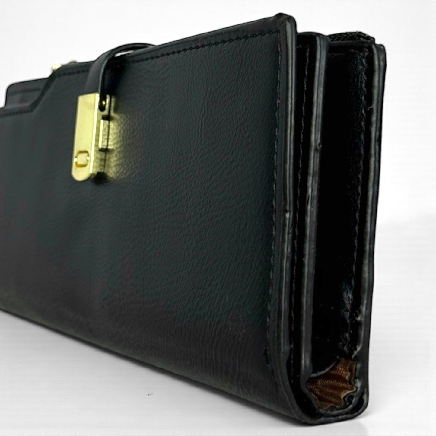 PORTAFOGLIO DONNA COMPATTO CON ZIP E CHIUSURA METALLICA