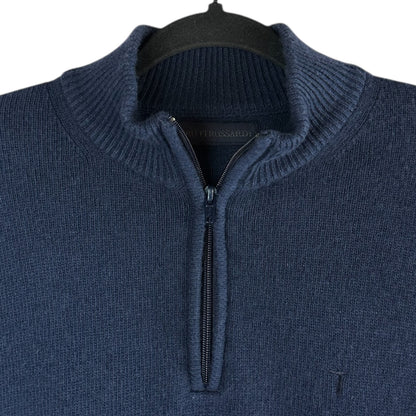 TRUSSARDI - SECOND-HAND - MAGLIONE MEZZA ZIP - UOMO