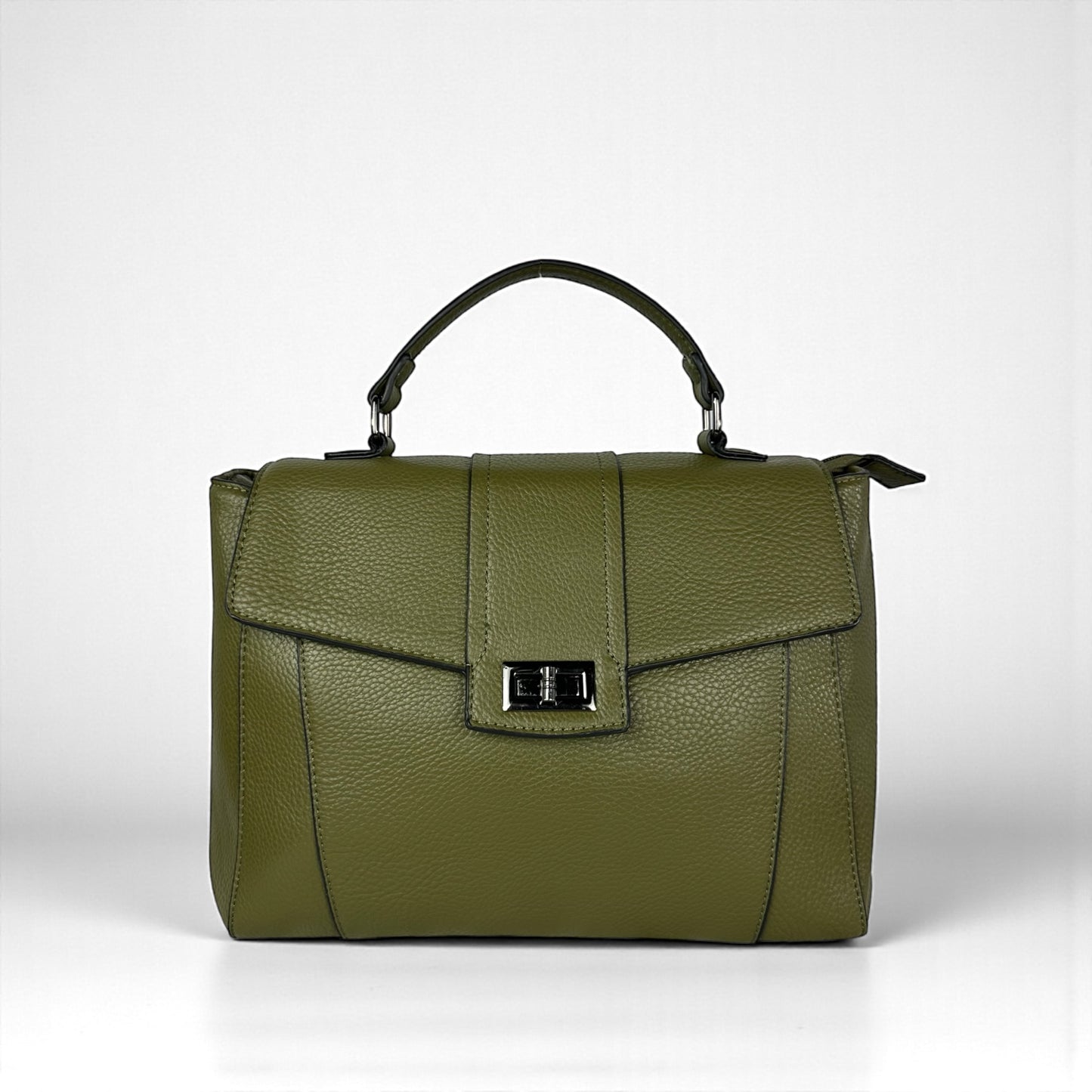 BORSA A MANO CON CHIUSURA A PATTA