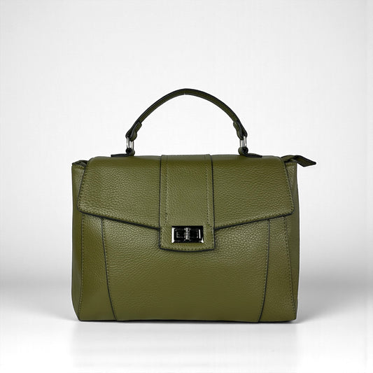 BORSA A MANO CON CHIUSURA A PATTA