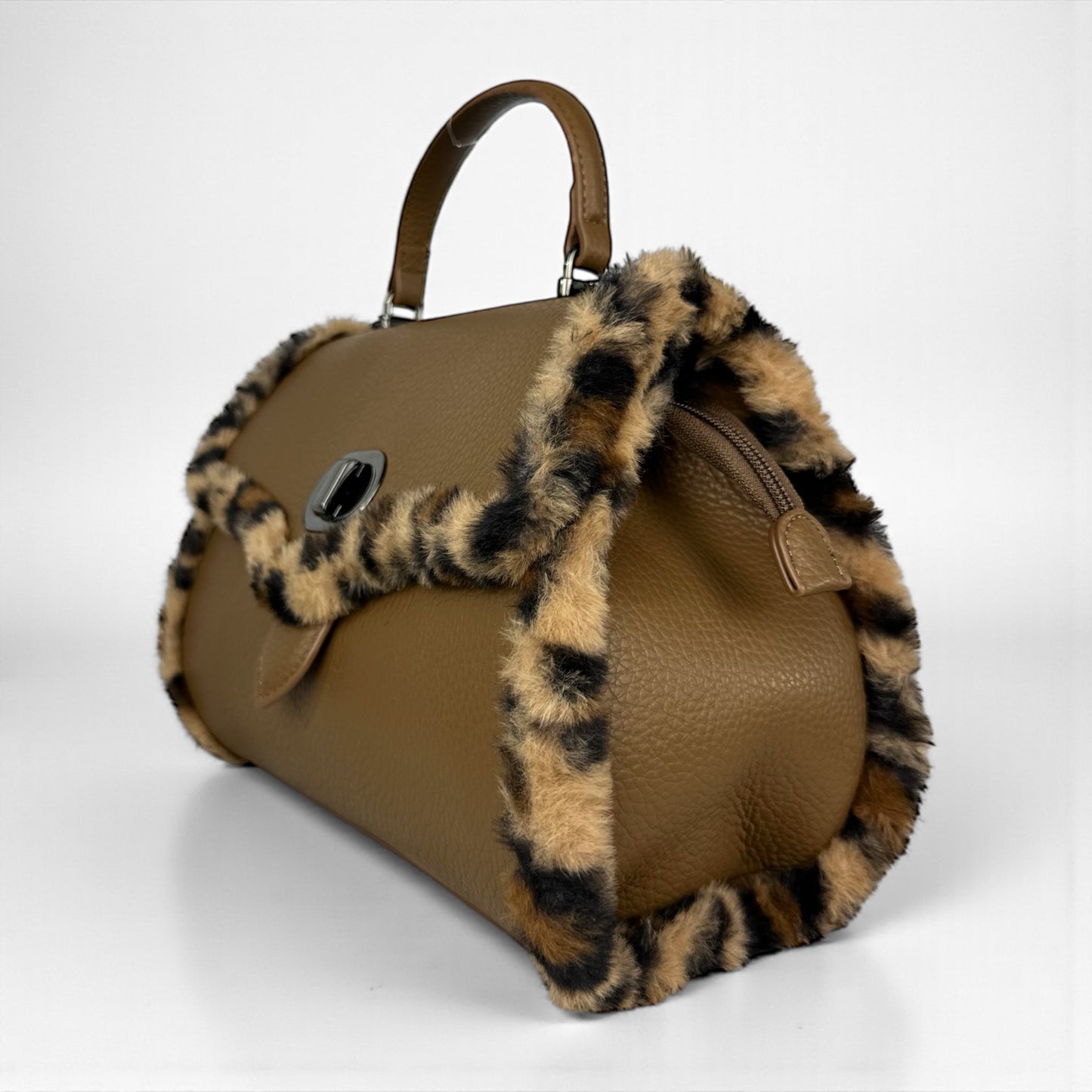 BORSA CON PROFILI ANIMALIER
