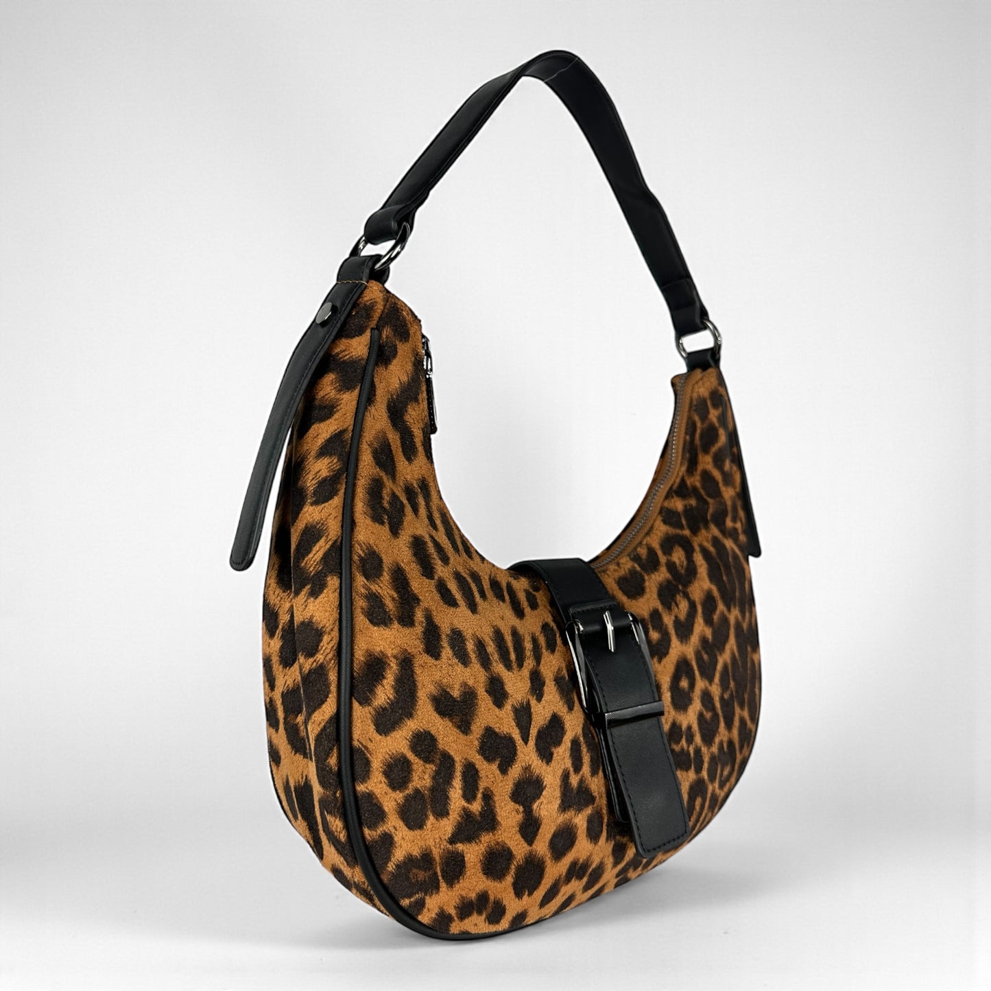 BORSA A SPALLA IN STAMPA ANIMALIER
