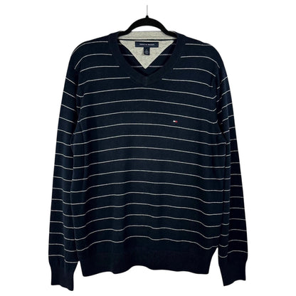 TOMMY HILFIGER - SECOND-HAND - PULLOVER A RIGHE - UOMO