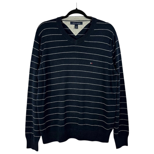 TOMMY HILFIGER - SECOND-HAND - PULLOVER A RIGHE - UOMO