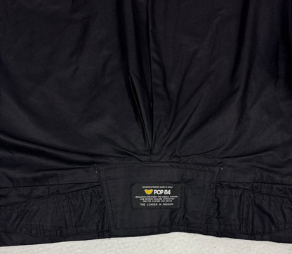 Giacca Vintage "POP 84" Utility Jacket – Total Black taglia S