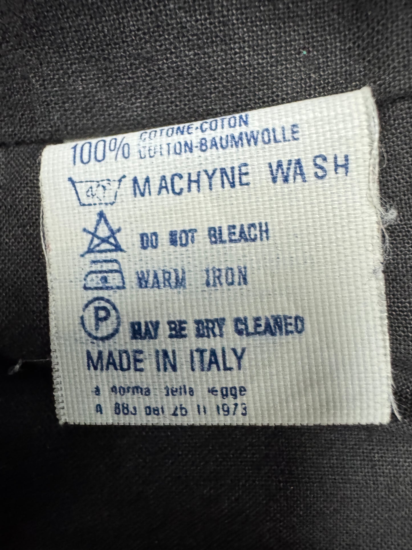 Giacca Vintage "POP 84" Utility Jacket – Total Black taglia S