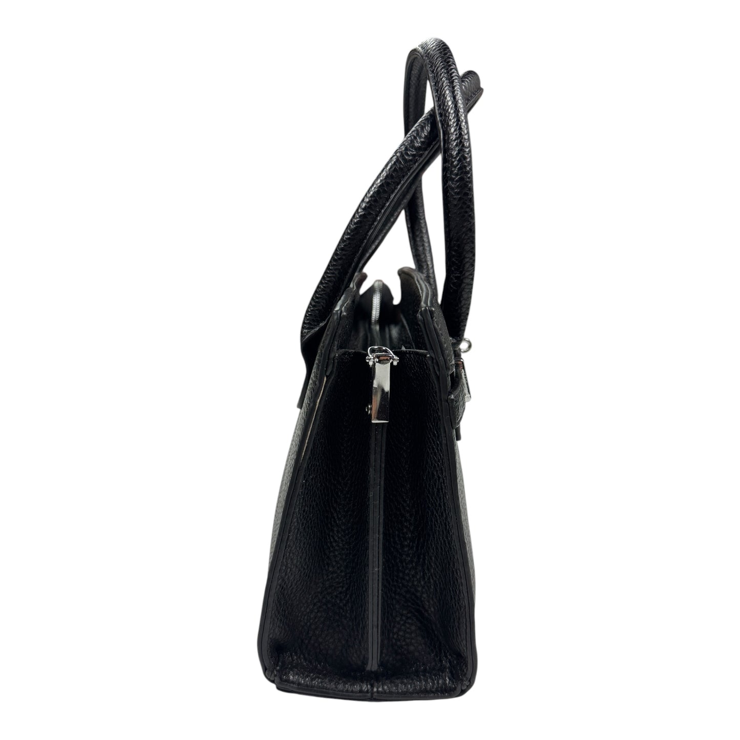Borsa a Mano e Tracolla " Retro Classic" - Nero Martellato