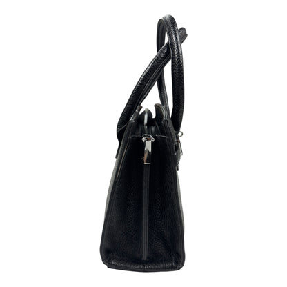 Borsa a Mano e Tracolla " Retro Classic" - Nero Martellato