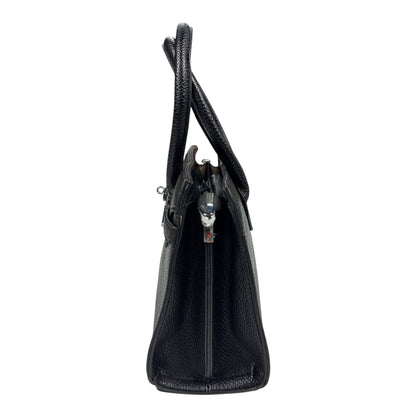 Borsa a Mano e Tracolla " Retro Classic" - Nero Martellato
